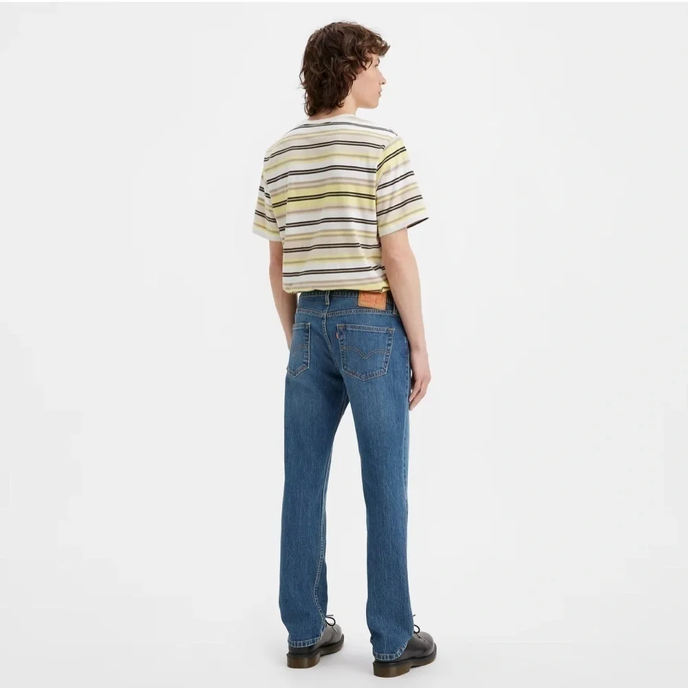 Levi’s 511 Slim Fit Straight Leg Mens Jeans 38X32 Mid Rise Fireflies Blue Casual